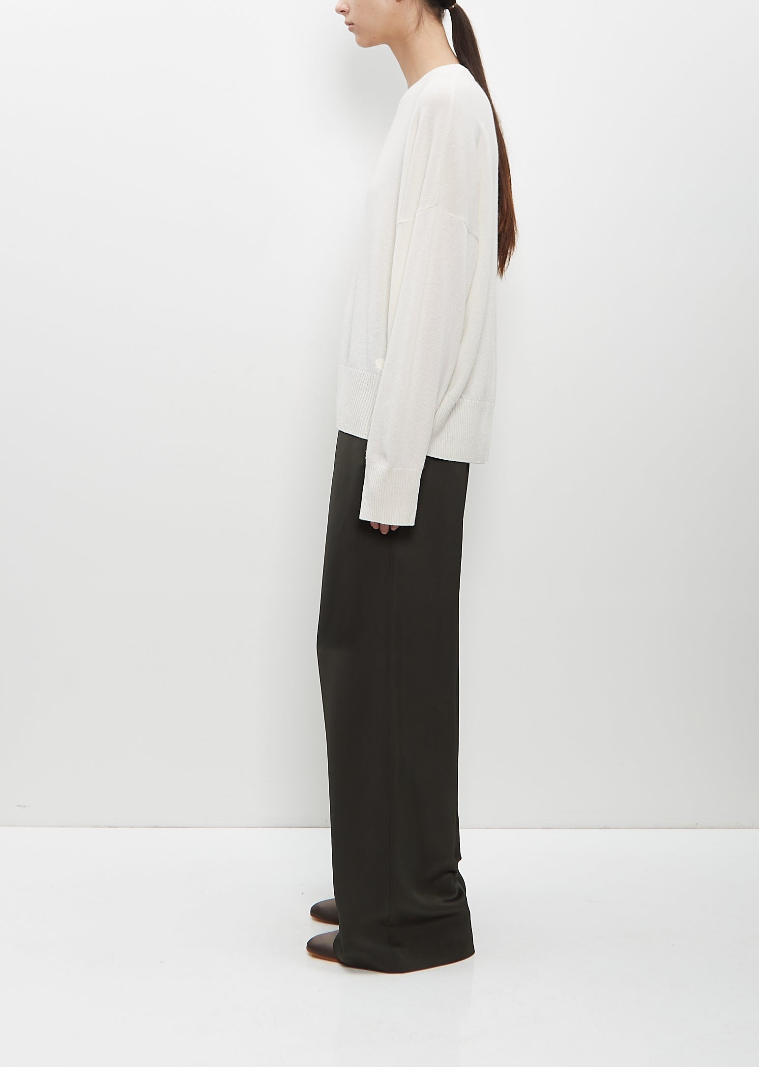 Cashmere Anaa Sweater — Ivory - 2