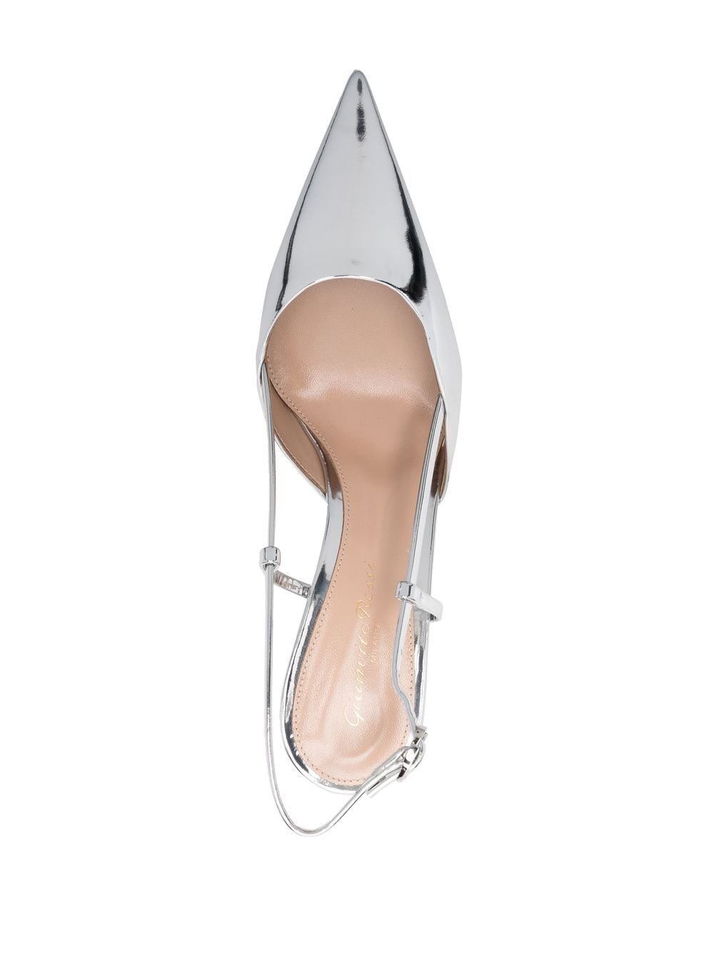Ribbon 85mm slingback pumps - 4