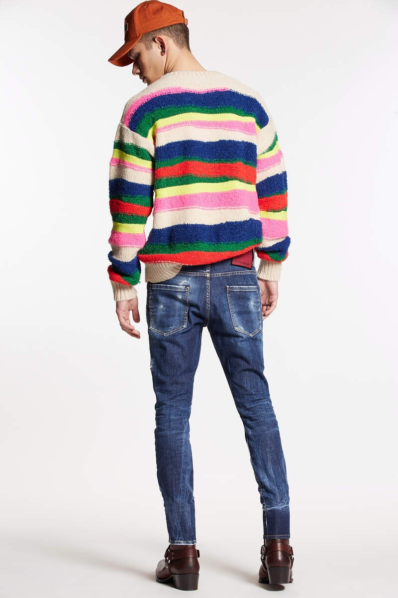 DSQUARED2 DARK SCAR WASH SUPER TWINKY JEANS outlook