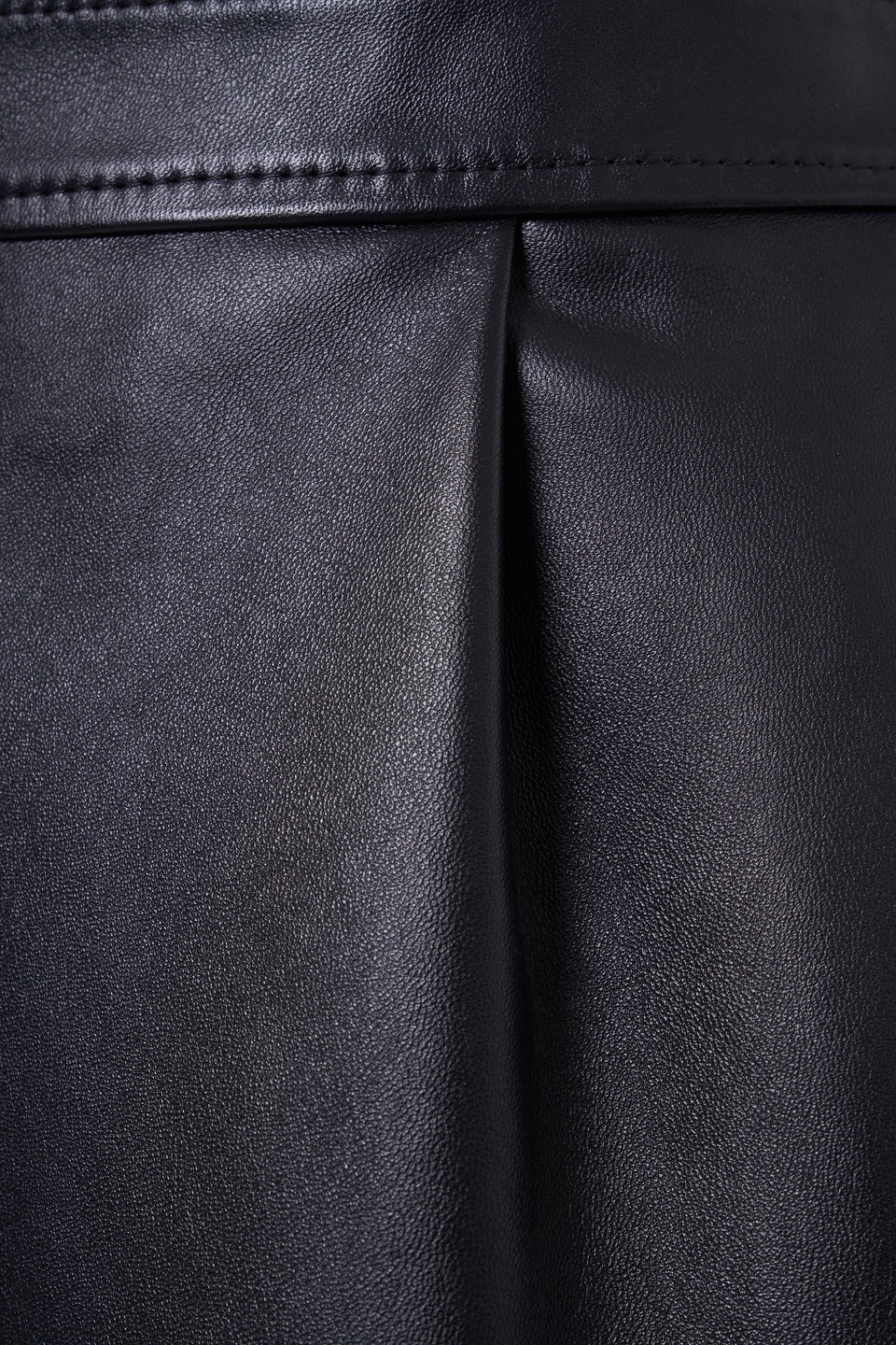 LEATHER MIDI SKIRT - 3