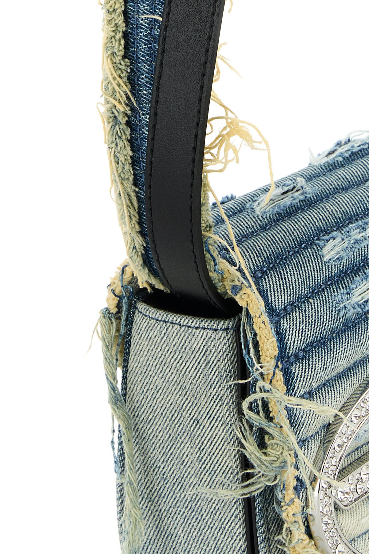 Denim shoulder bag - 4
