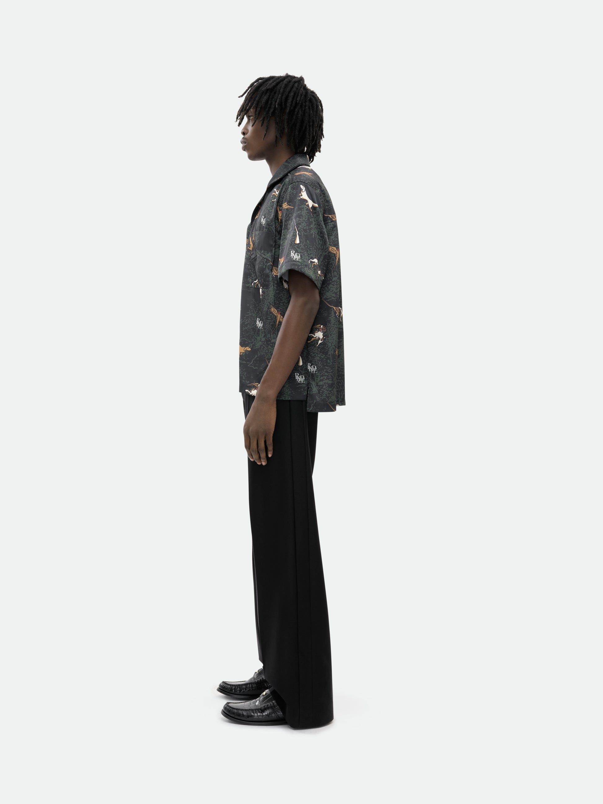 SCRAMBLE DOG PRINT SHIRT - 8