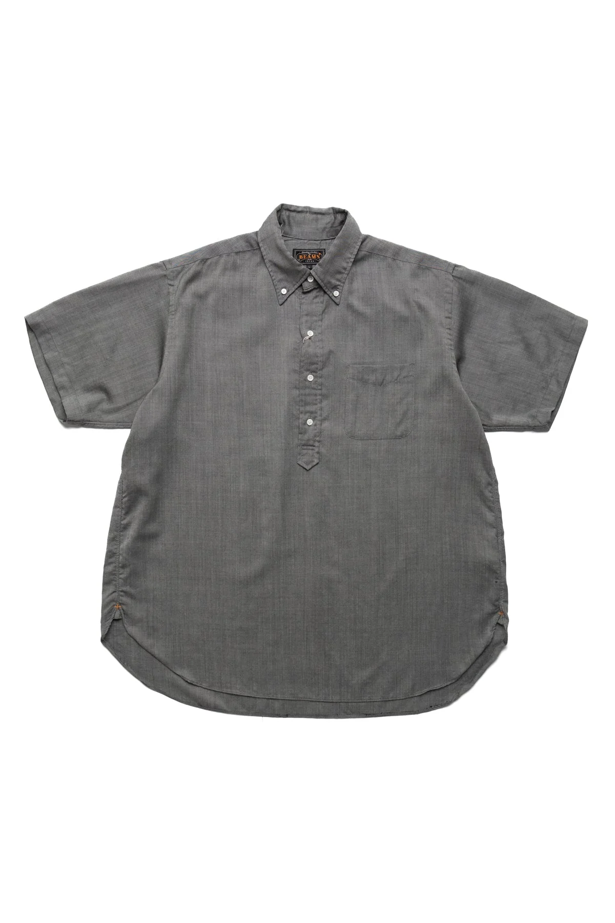 B.D. Pullover Classic-fit Washable Wool Oxford - Grey - 1