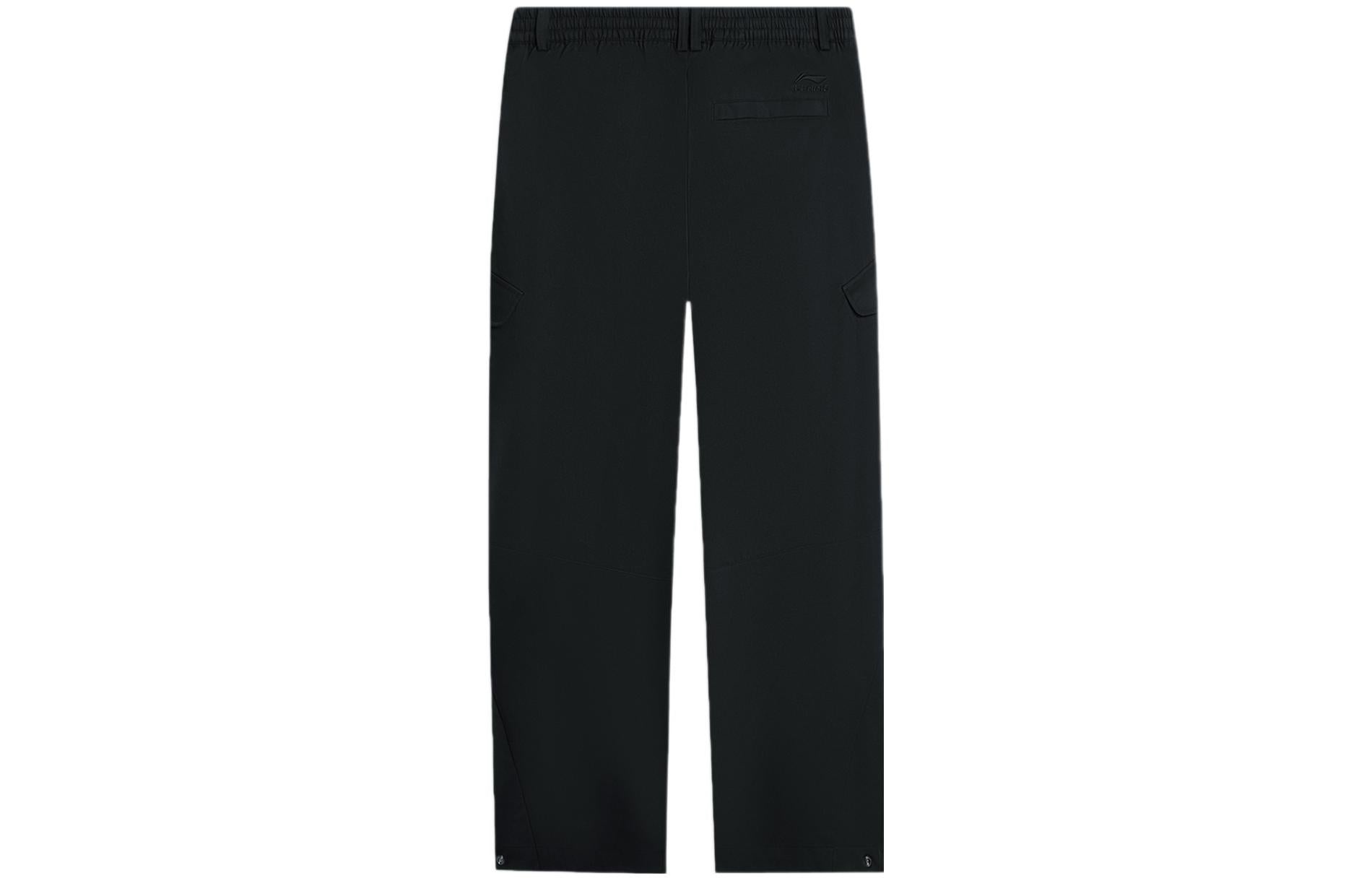 Li-Ning Graphic Cargo Pants 'Black' AKXSB41-1 - 2