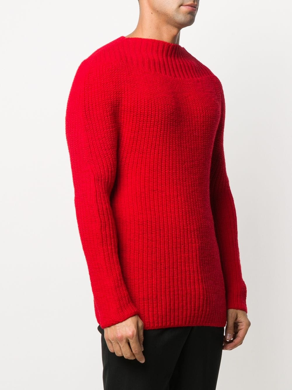 ribbed-knit jumper - 3