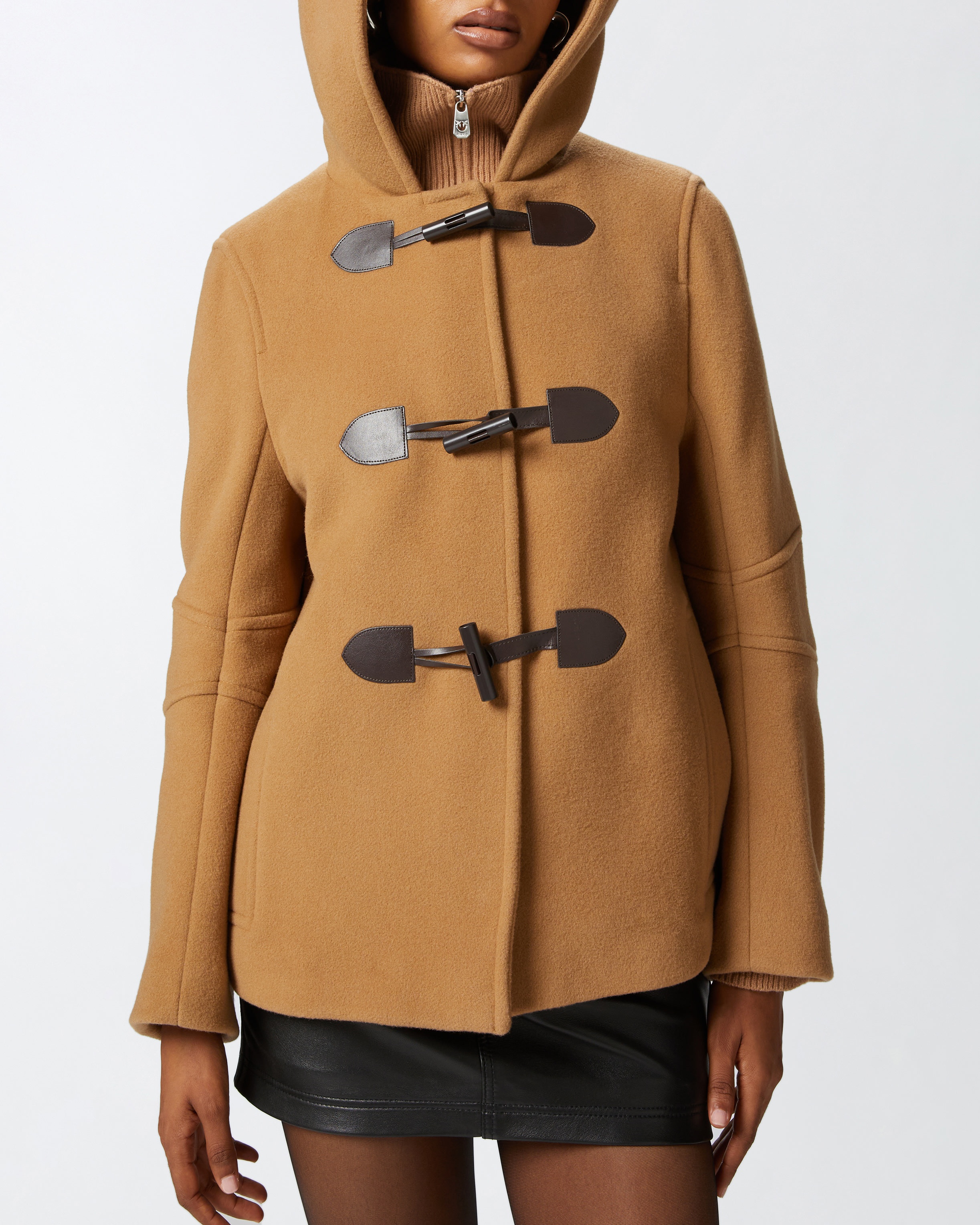 SHORT DUFFLE COAT WITH TOGGLES - 5