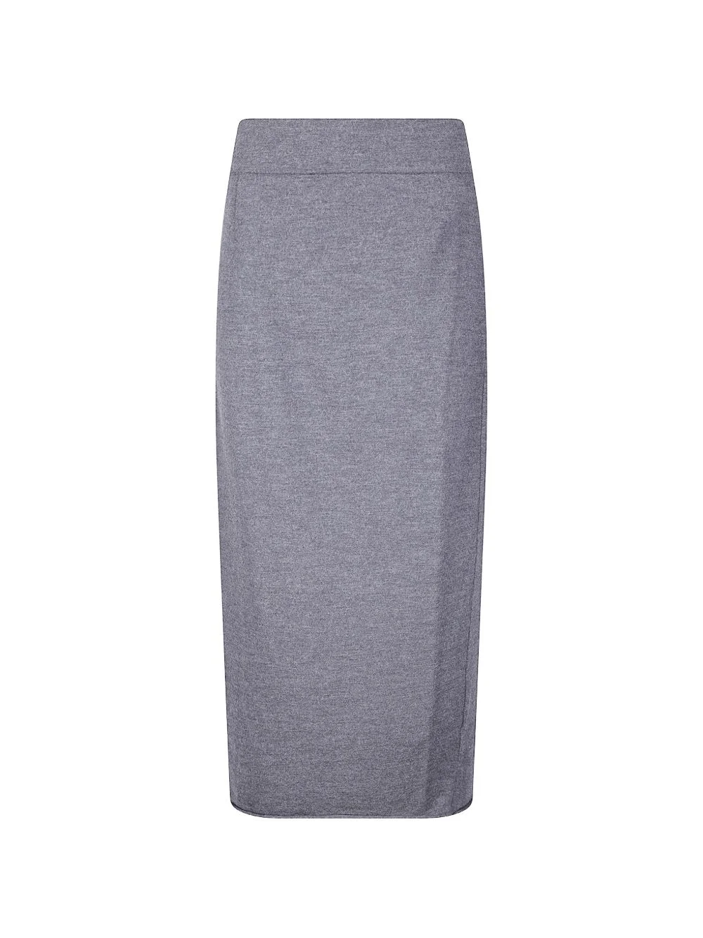 stretch-wool midi skirt - 1