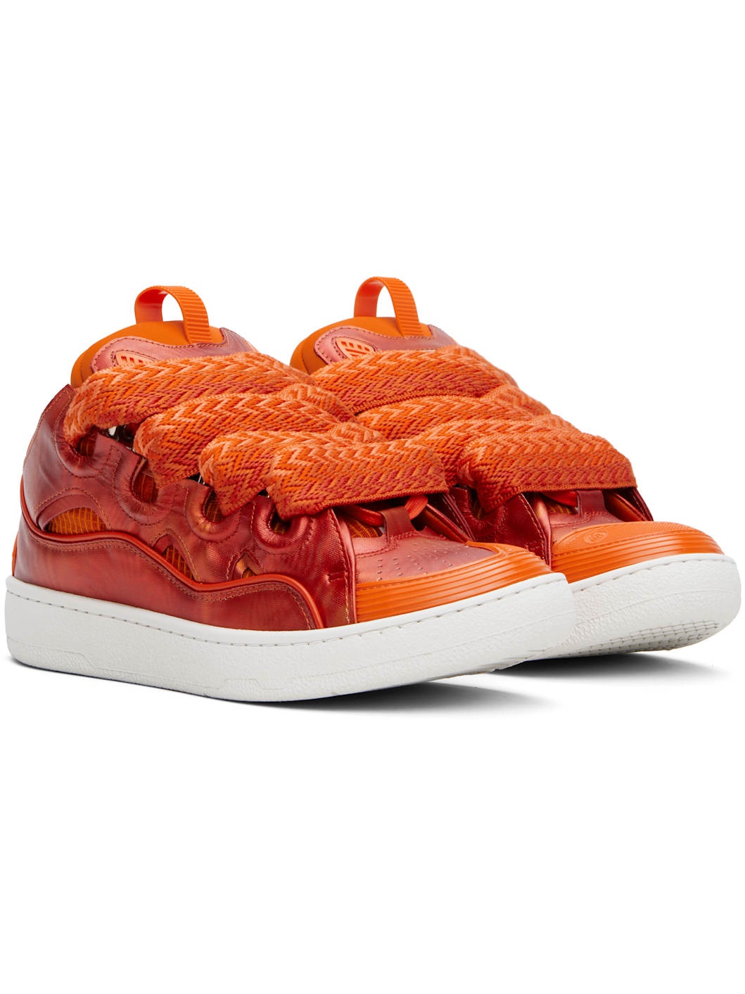 Orange Curb Sneakers - 4