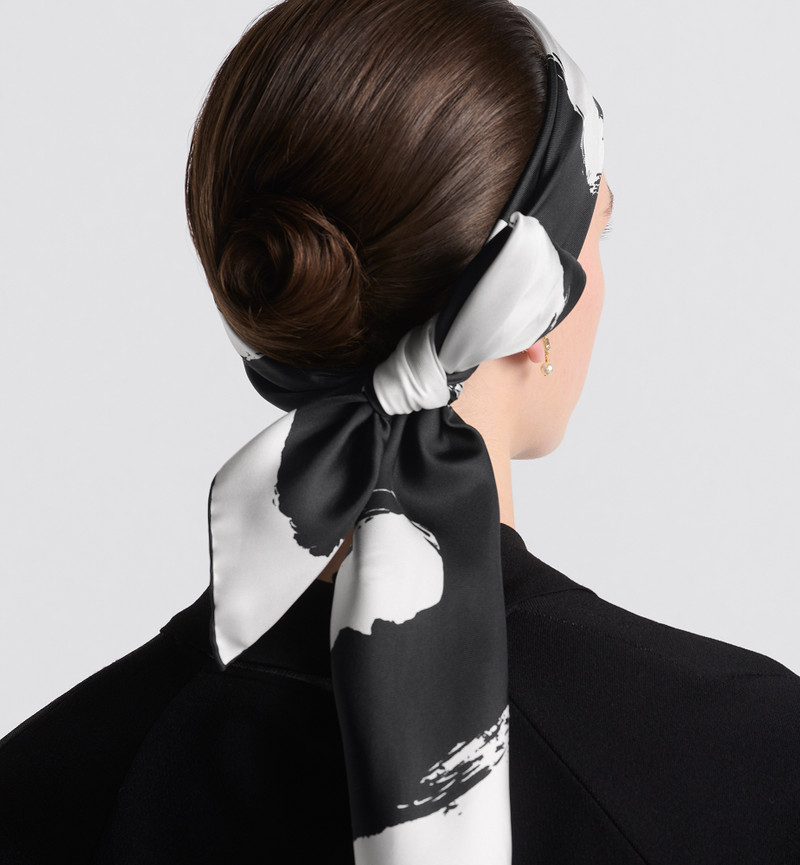 Miss Dior Graffiti 90 Square Scarf 3
