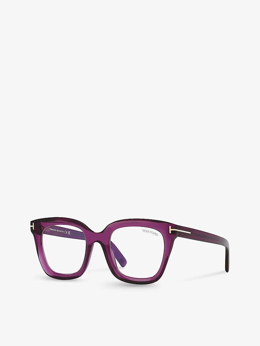 TR001663 FT5880-B square-frame acetate glasses - 2