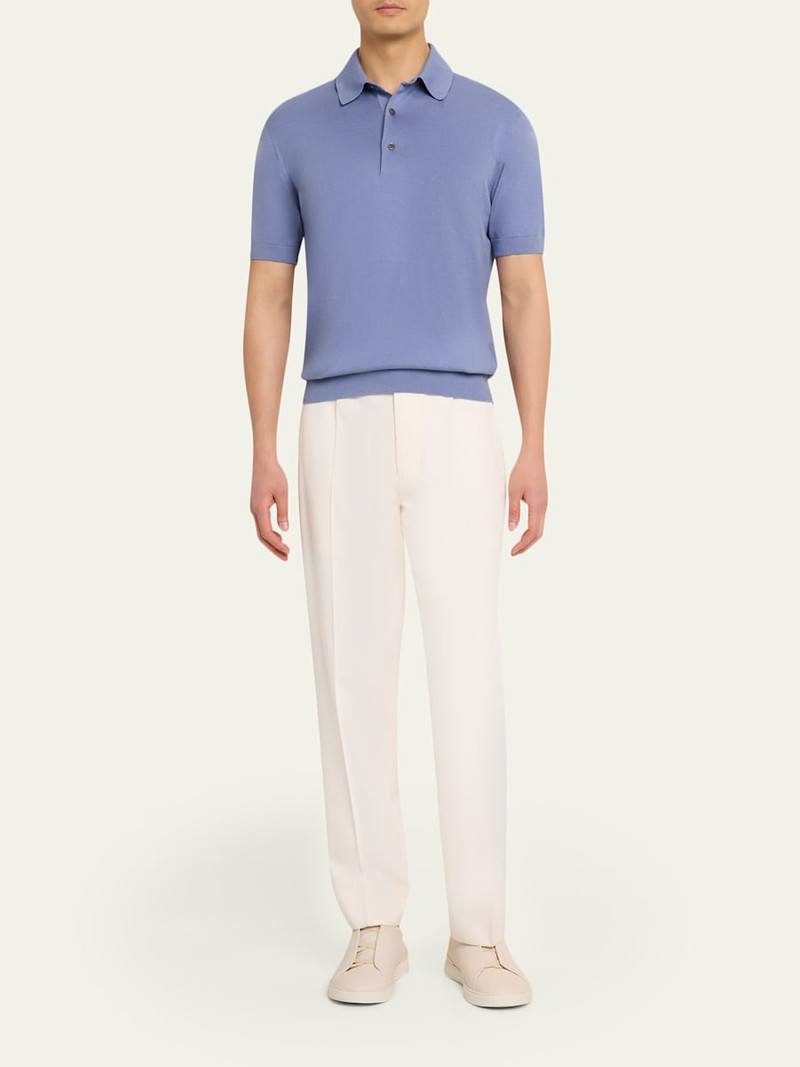 ZEGNA Men's Osai Cotton Polo Shirt outlook