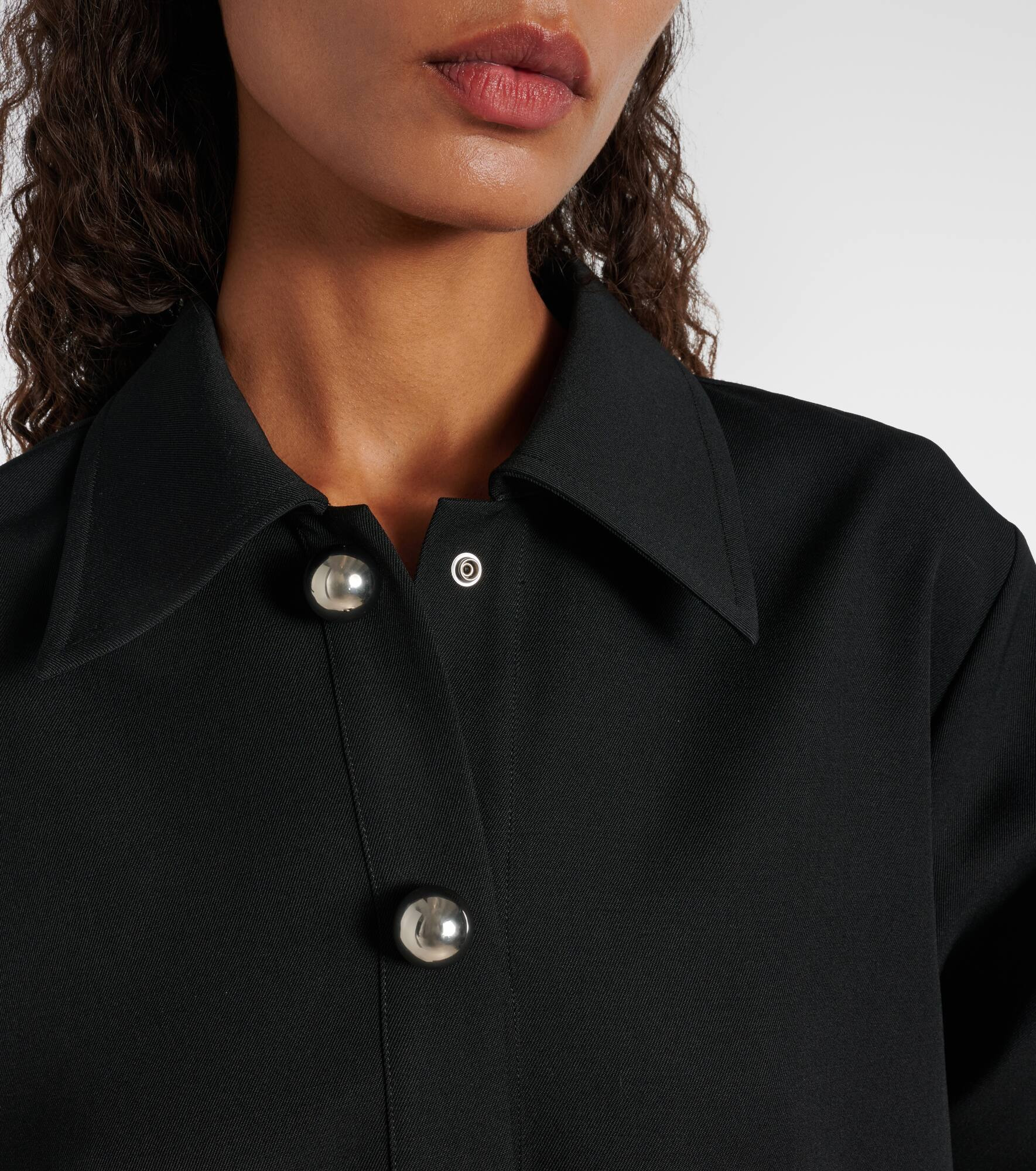 Wool polo dress - 4
