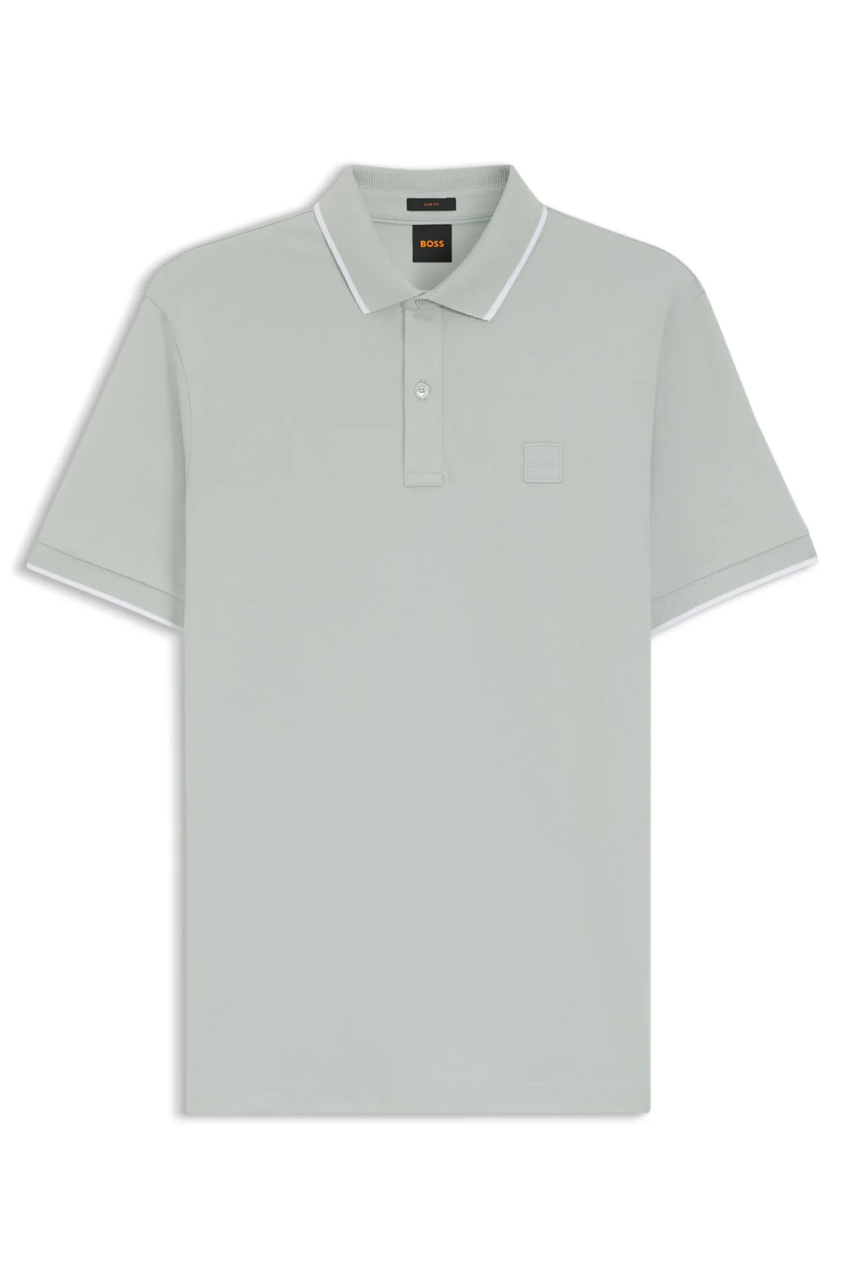 LOGO-PATCH SLIM-FIT POLO SHIRT IN STRETCH COTTON - 1