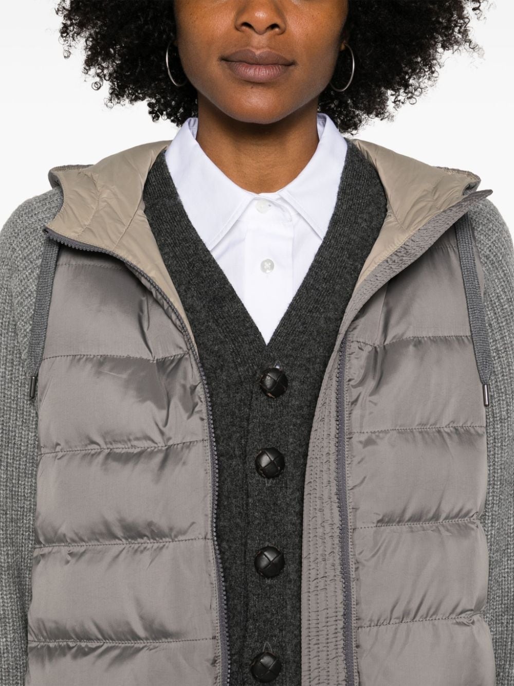 quilted hooded jacket - 5