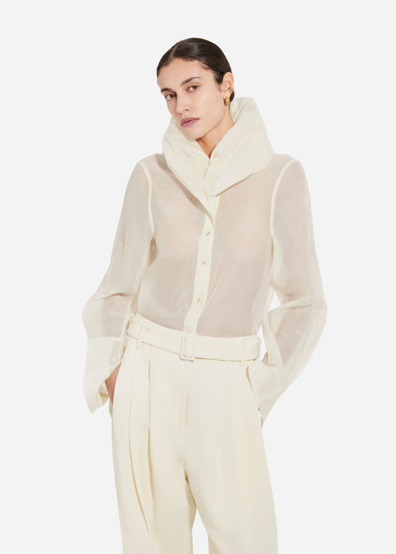 CO Cloud Collar Shirt in Cotton Silk Voile outlook