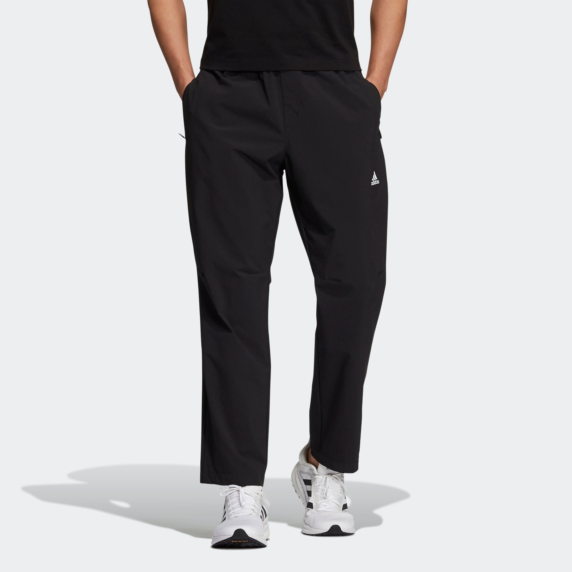 adidas Fi Wv Entry Pnt Casual Breathable Sports Long Pants Black H40216 - 2