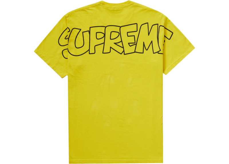 Supreme Supreme Smurfs Tee Yellow outlook