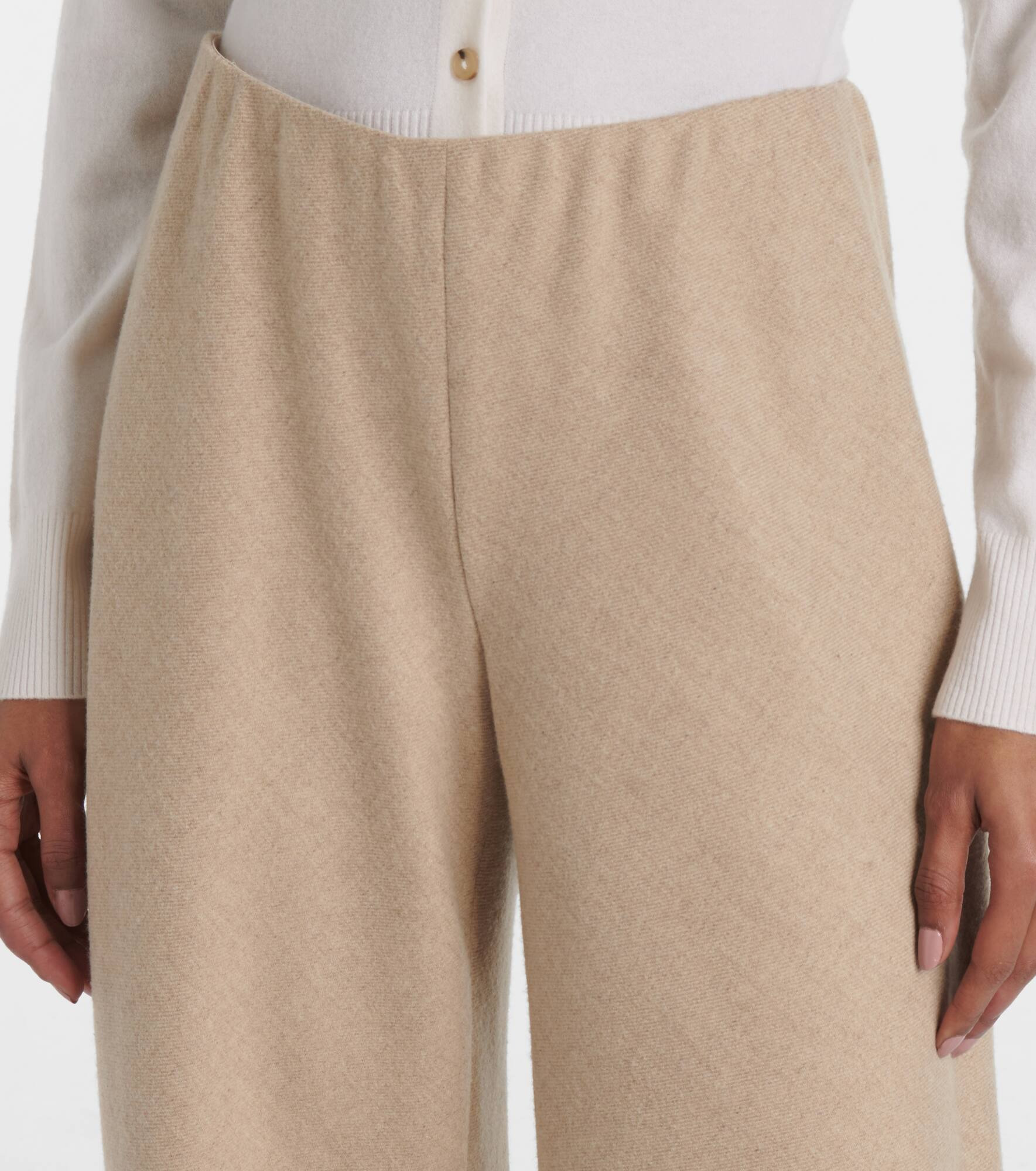 High-rise wide-leg pants - 4