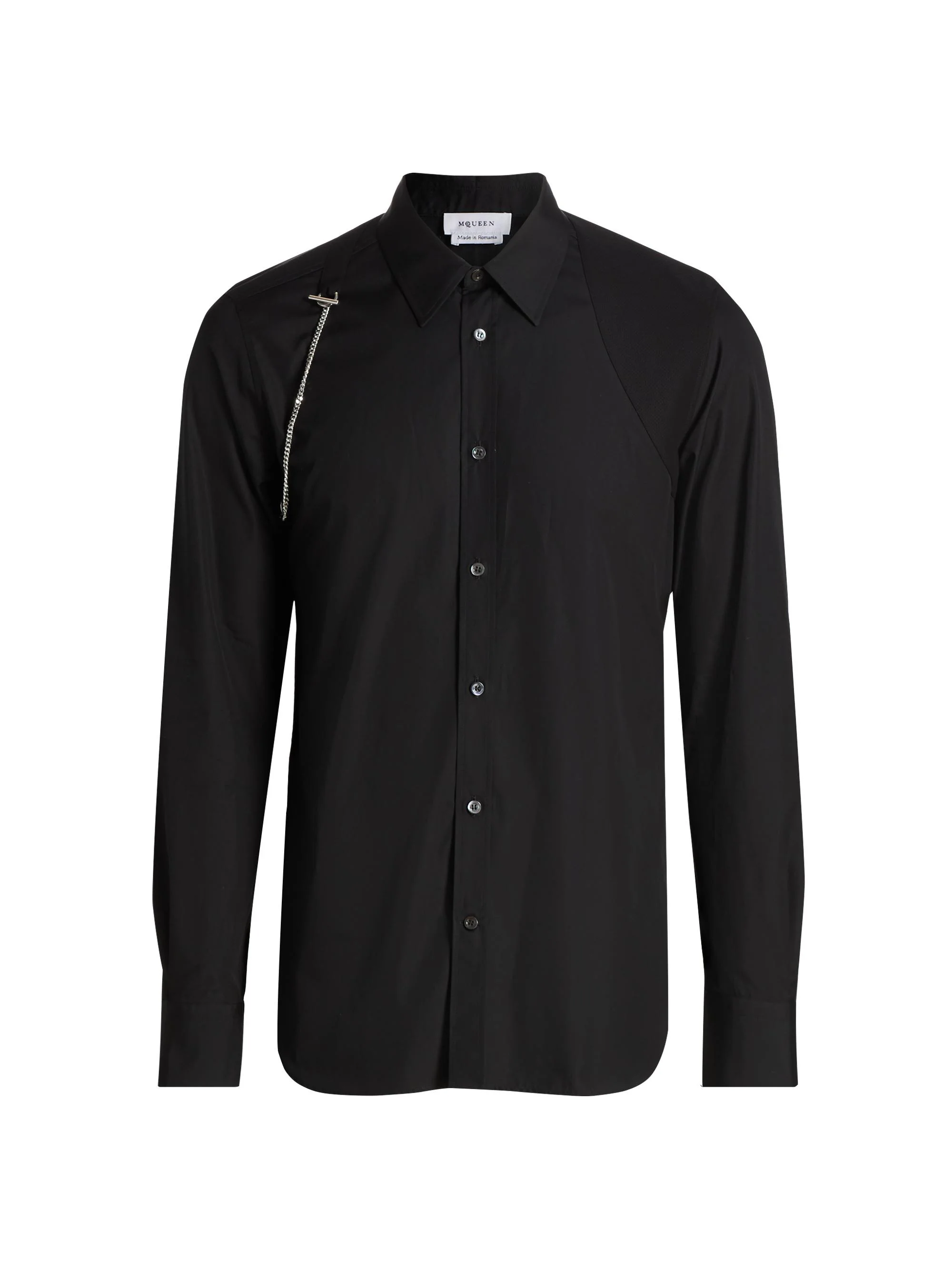 Men's T-Bar Harness Shirt - Black - 1