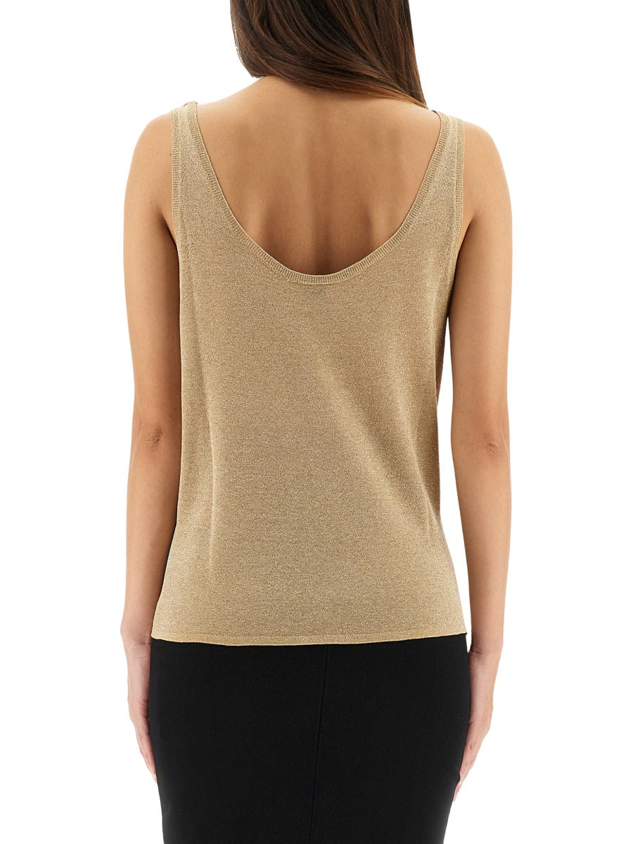 Lurex Knit Tank Top - 3