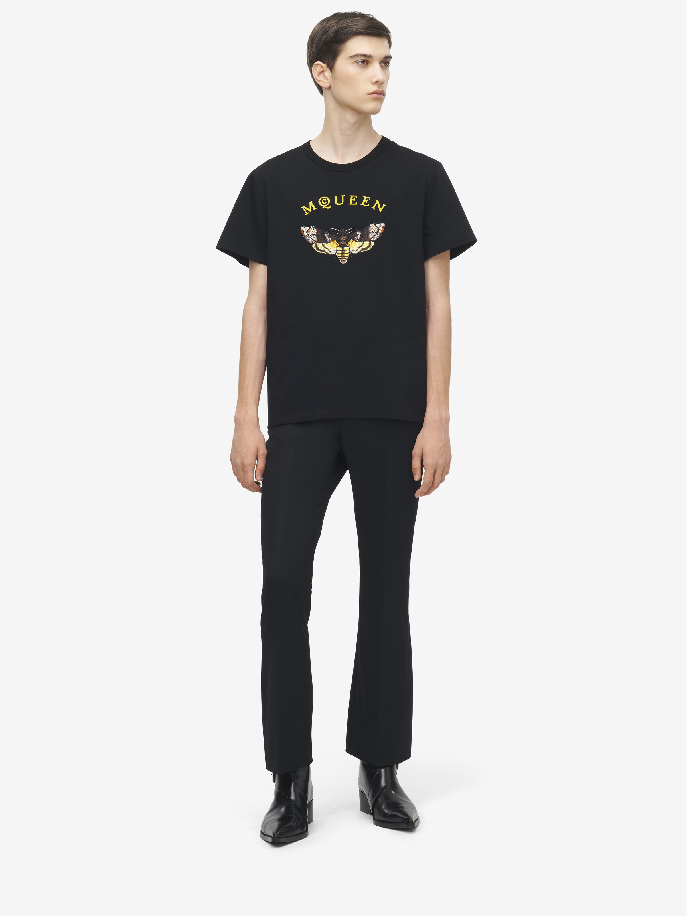Moth Embroidery Logo T-shirt - 3
