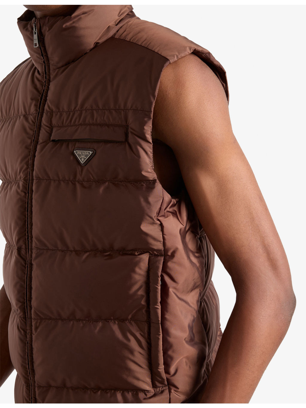 Re-Nylon Quilted Woven Gilet - 3