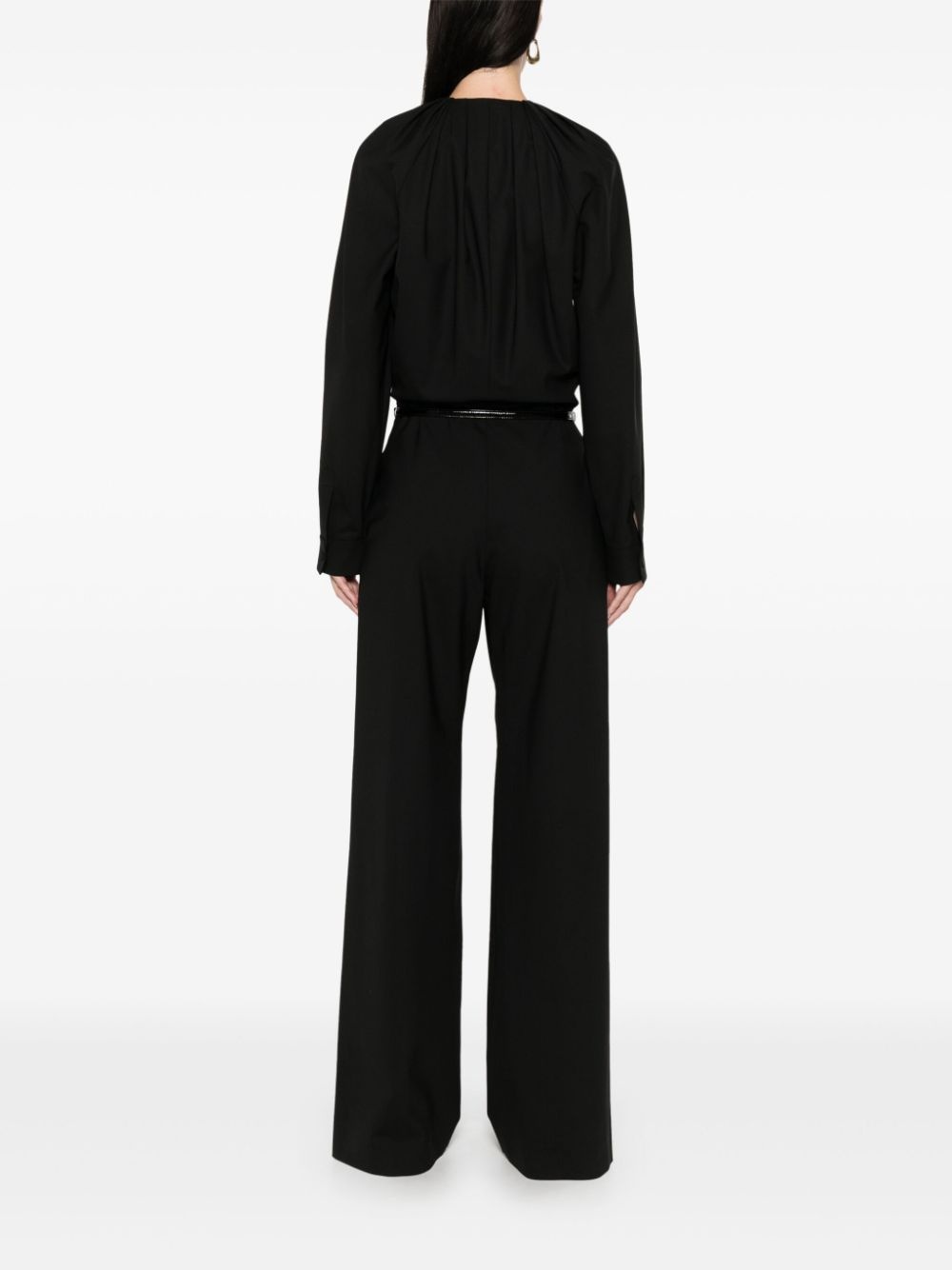 keyhole-neck jumpsuit - 4