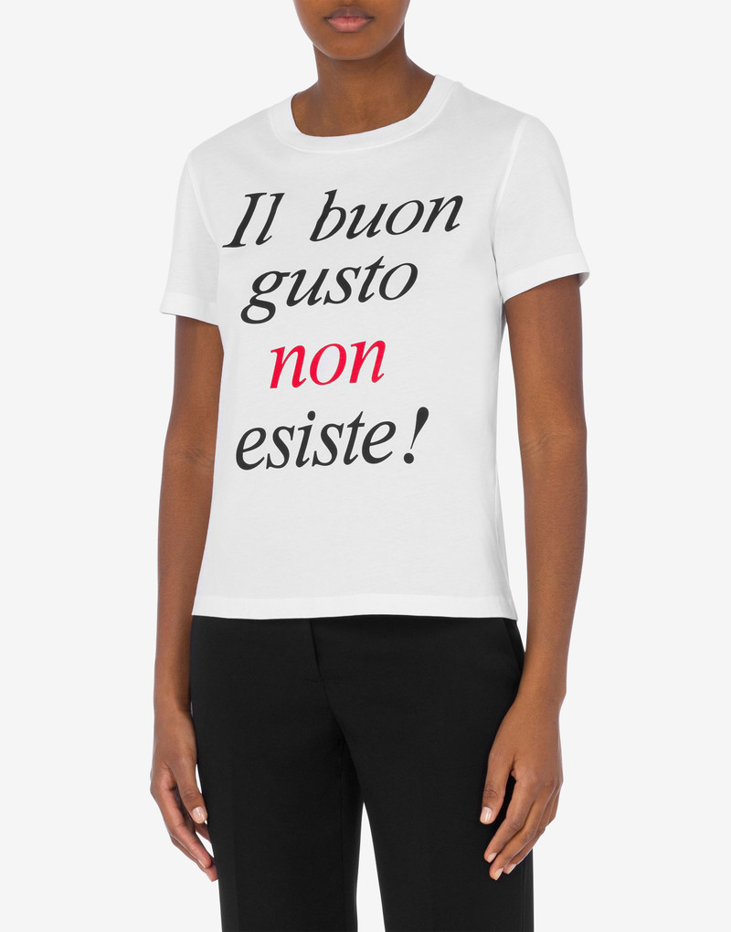 Moschino JERSEY T-SHIRT WITH PRINT outlook