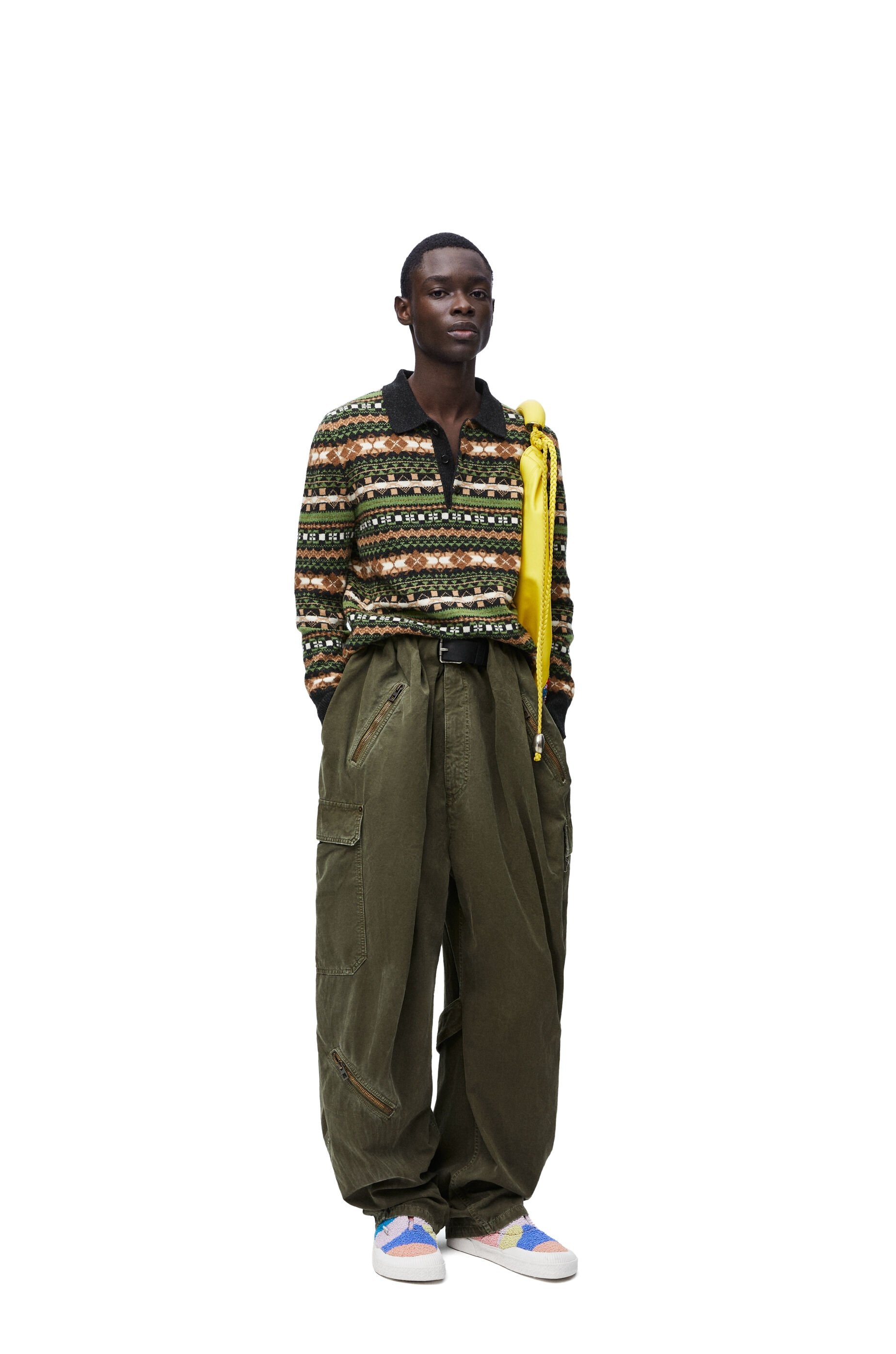 Loewe Balloon cargo trousers in cotton | REVERSIBLE