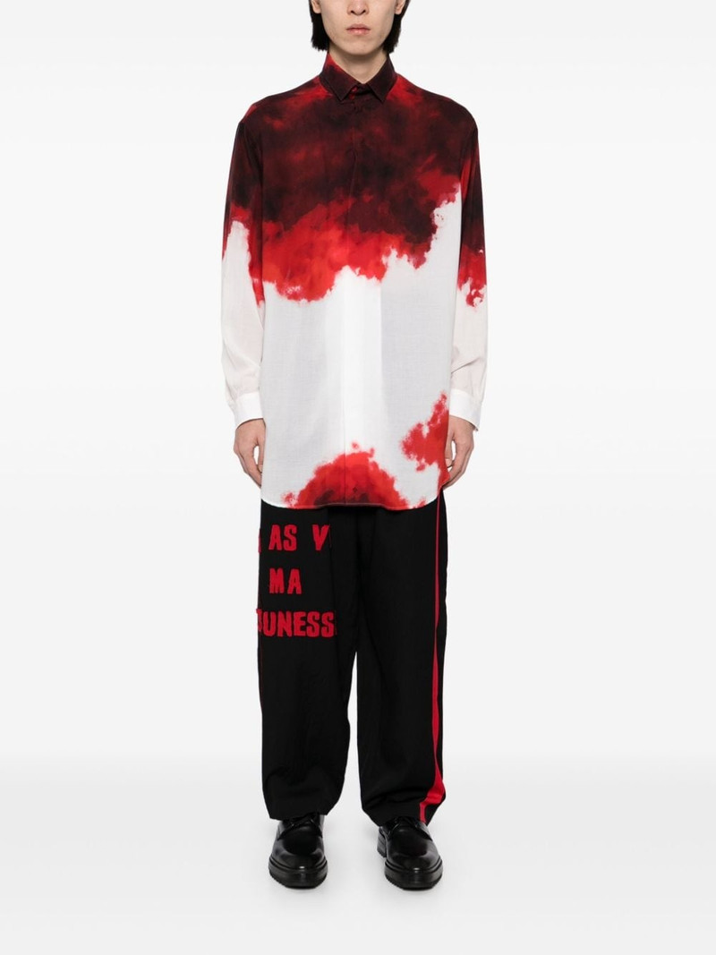 Yohji Yamamoto graphic-print shirt outlook