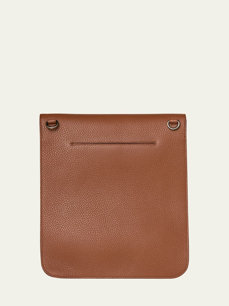 AKRIS Anouk Medium Leather Messenger Bag outlook