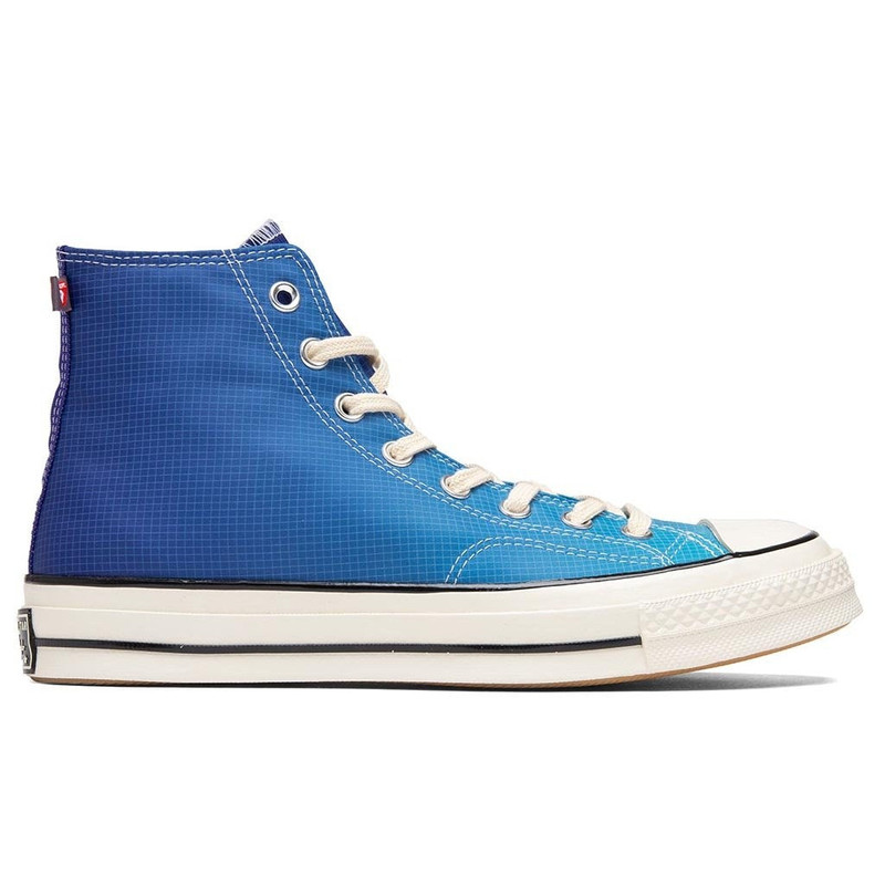 Blue & Purple PrimaLoft Chuck 70 High Sneakers - 1