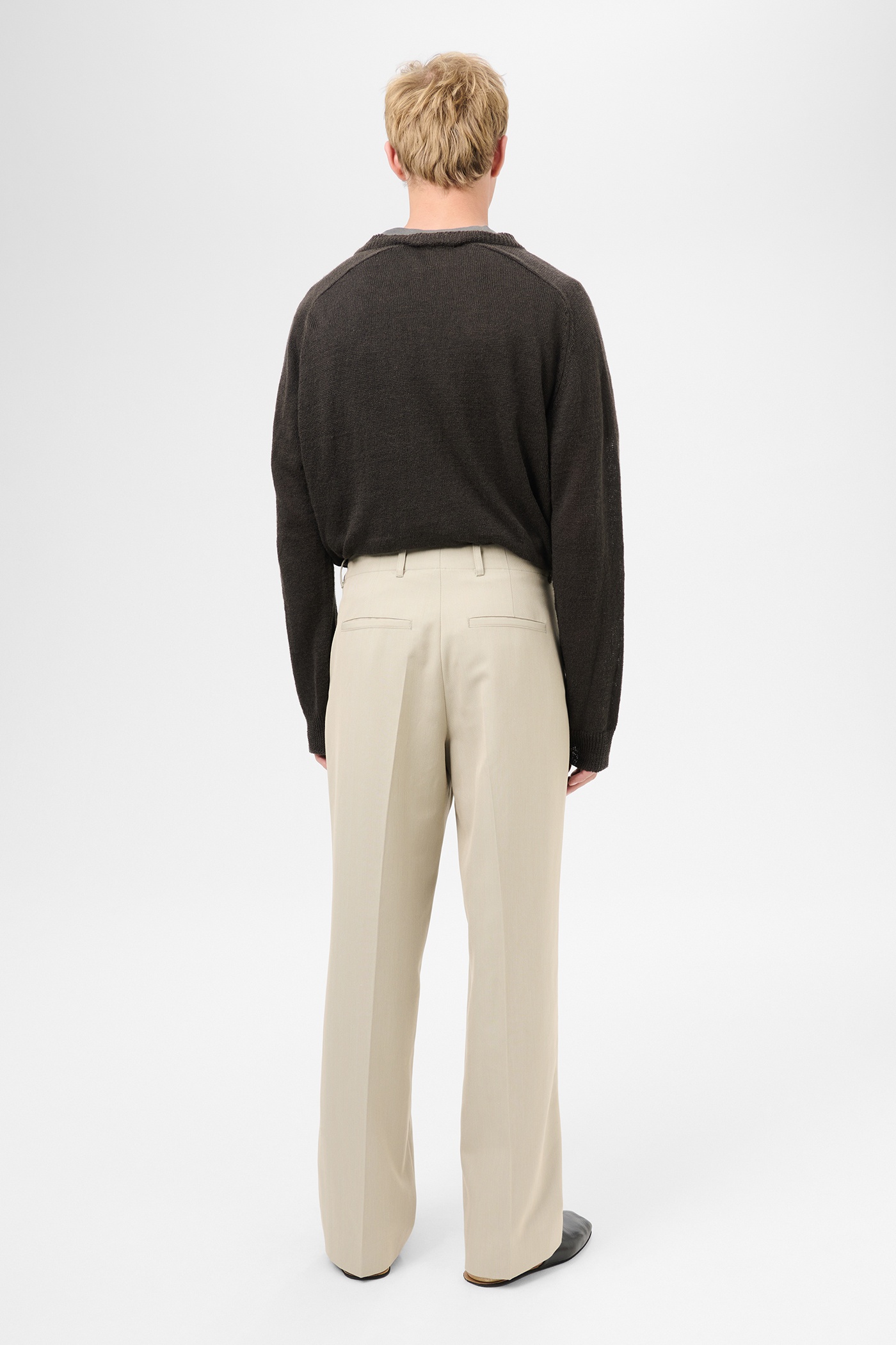 Borrowed Chino Lucid Pistachio Rural Wool - 5