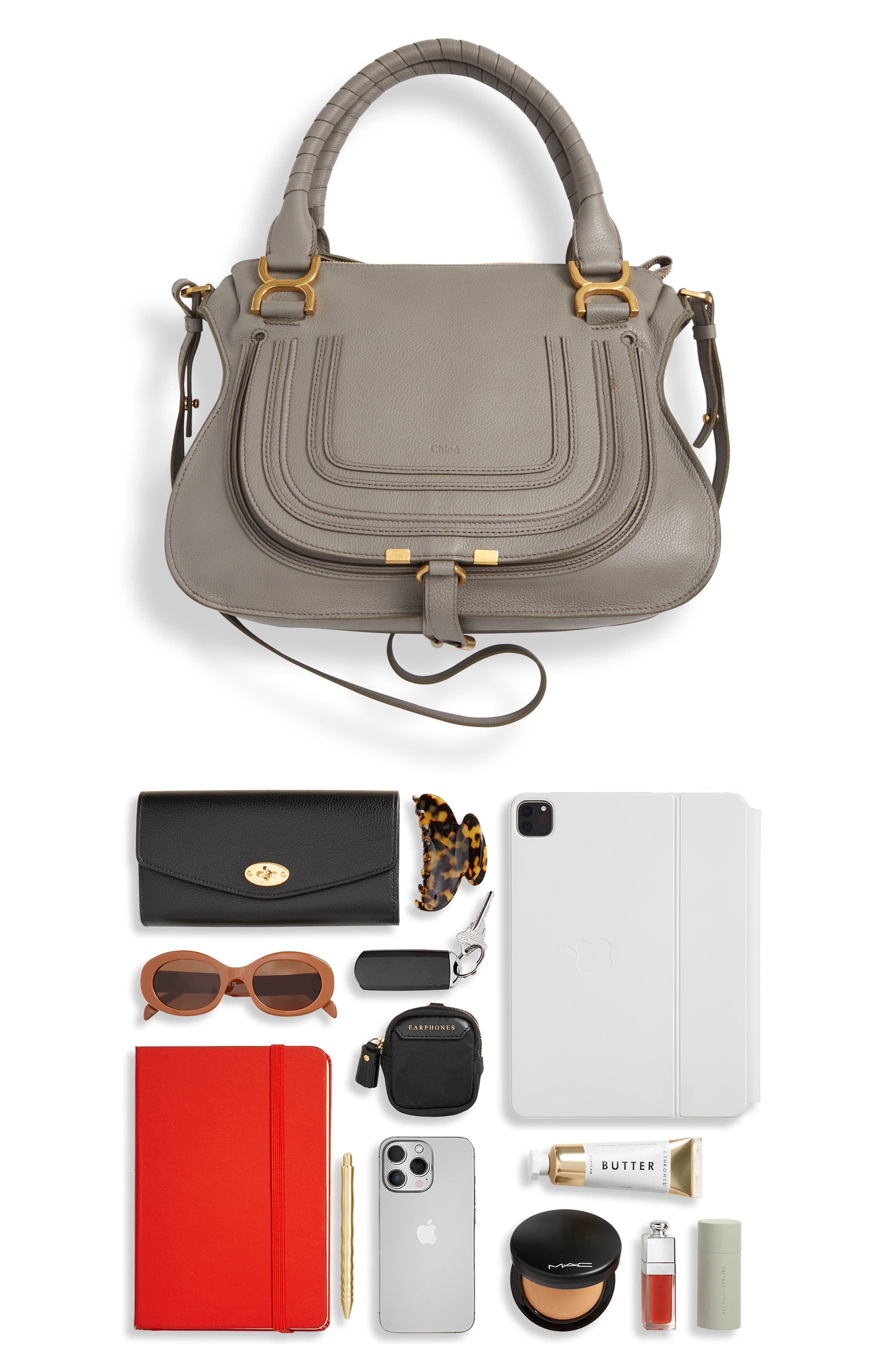Medium Marcie Leather Satchel - 8