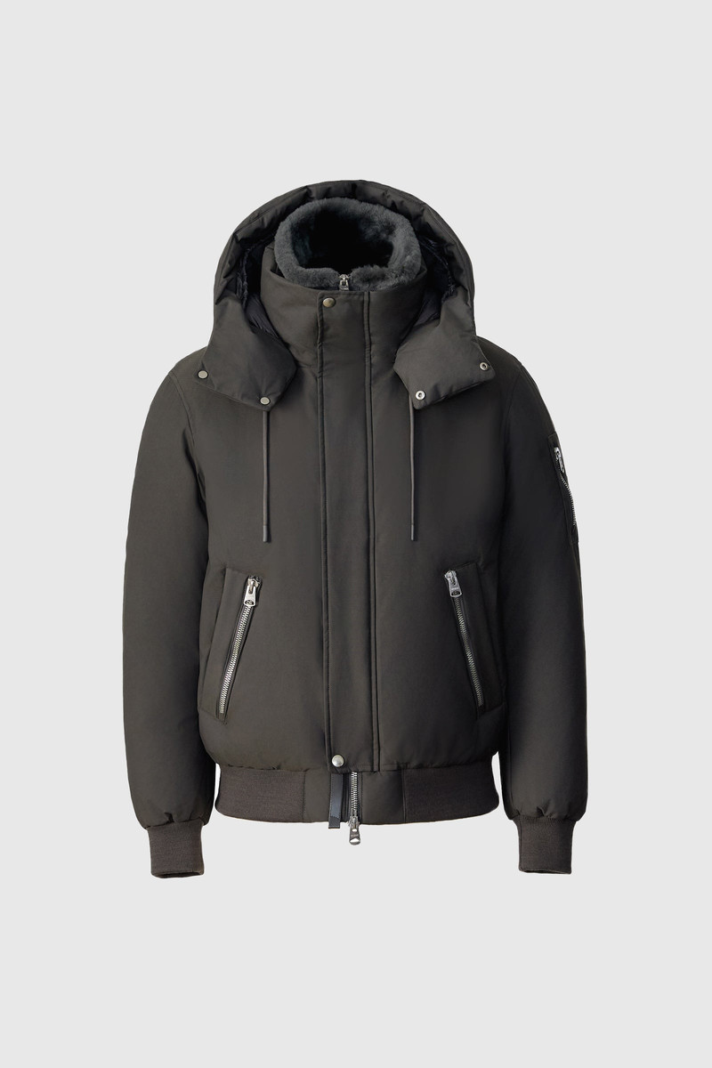 IKER-Z 2-in-1 Down Bomber With Removable Shearling Bib 1
