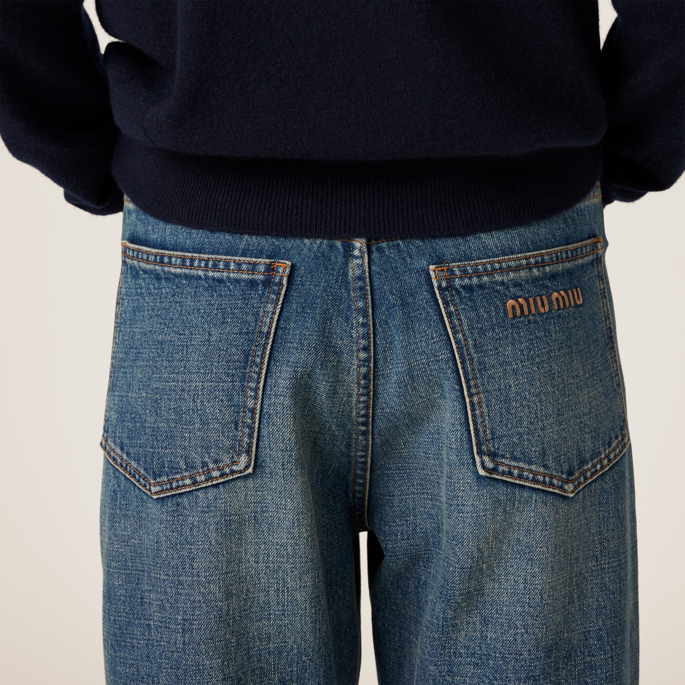 Denim five-pocket jeans - 5