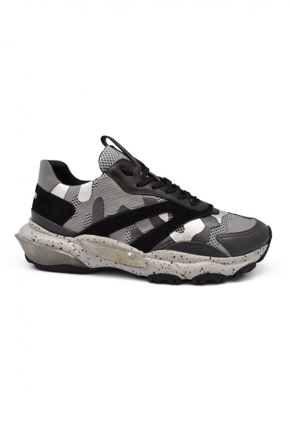 Valentino Garavani Men Bounce Camouflage Sneakers - 2