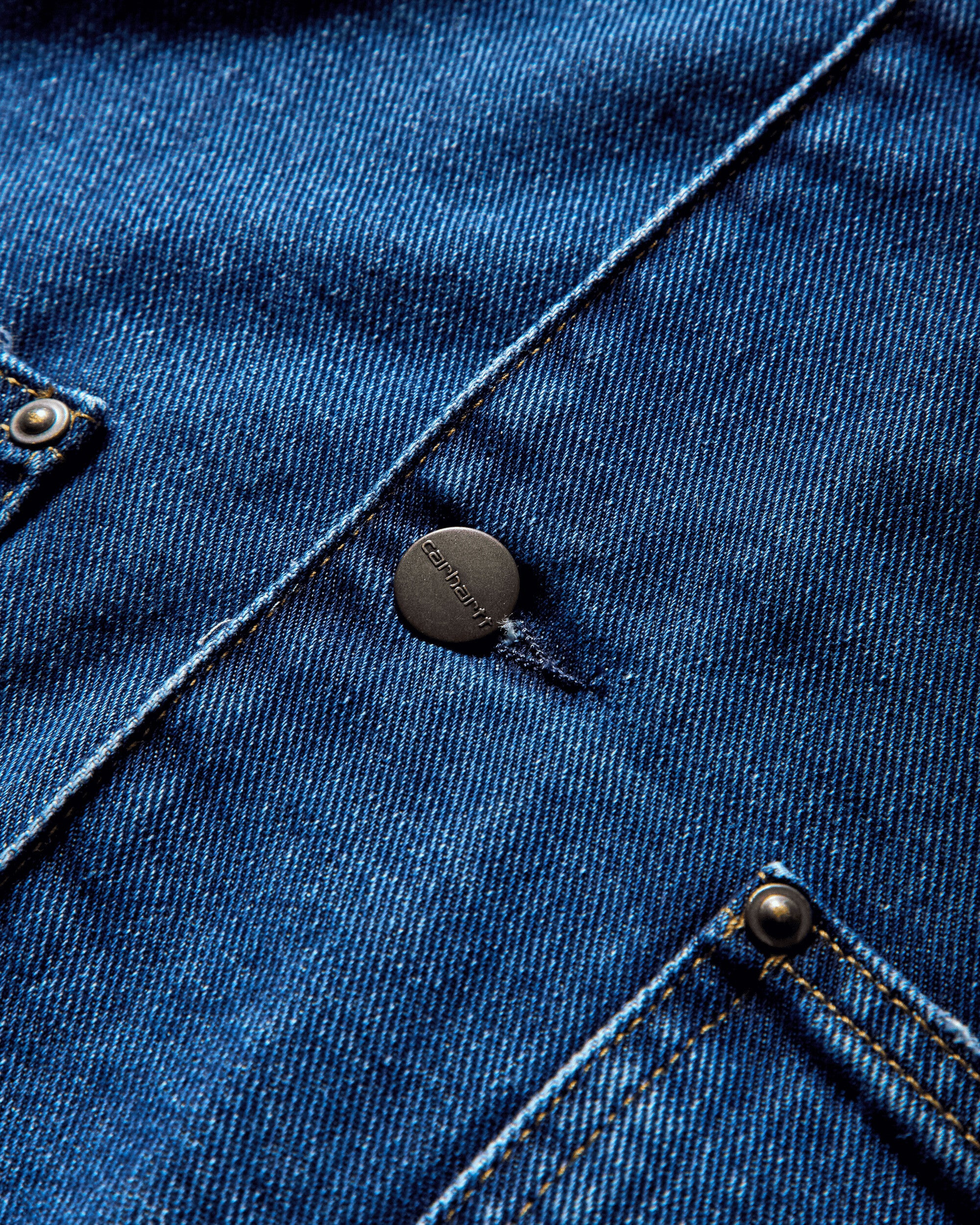 Men's OG Chore Coat Blue / Dark Navy (Stone Washed) - 4