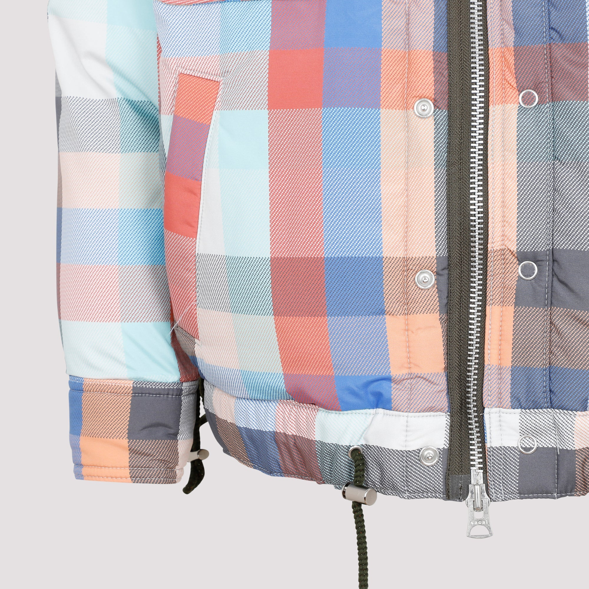 Sacai Plaid Padded Blouson Men - 3