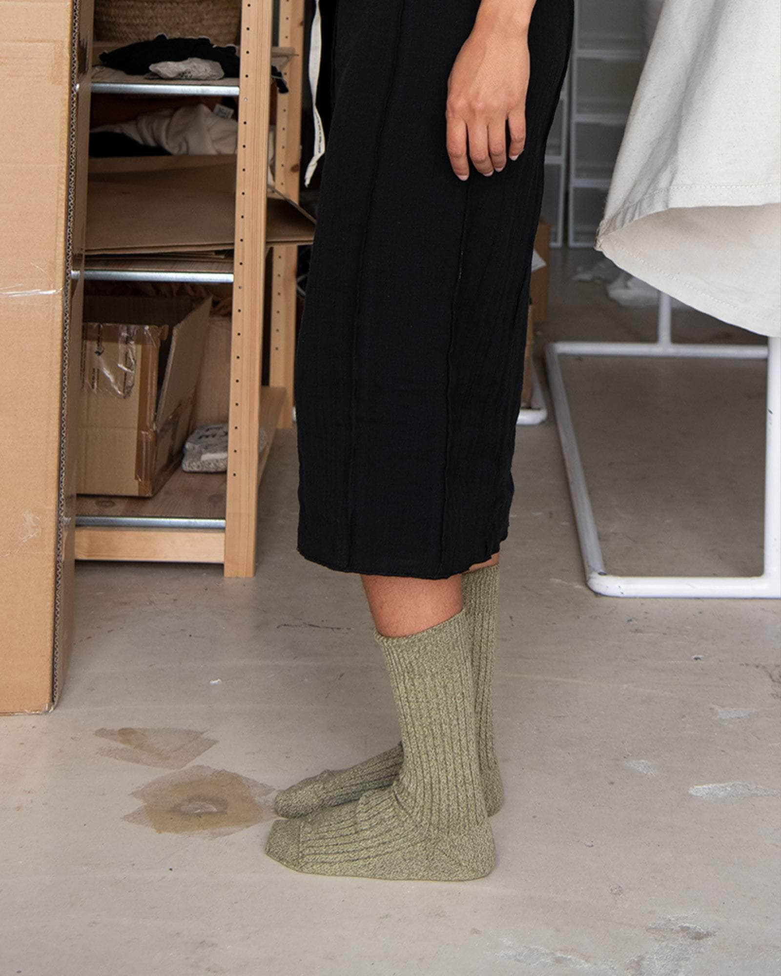 Rib Overankle Socks - Organic Cotton Rib - 3
