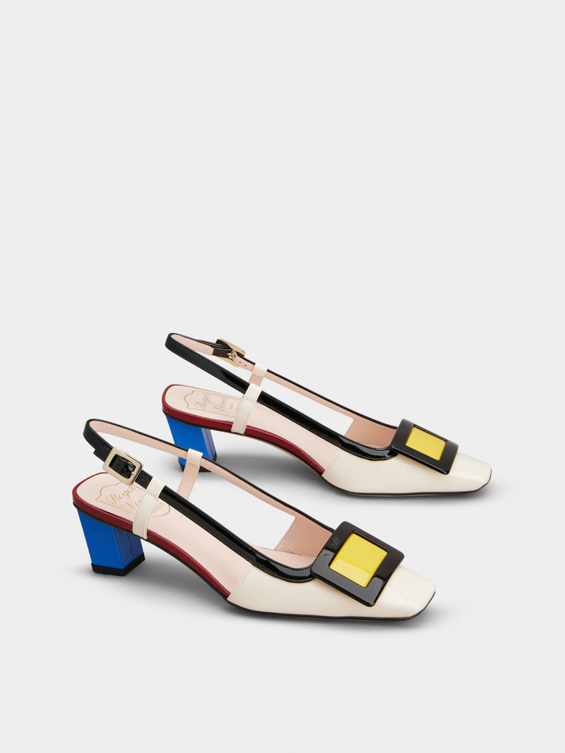 Belle Vivier Slingback Pumps in patent leather 5