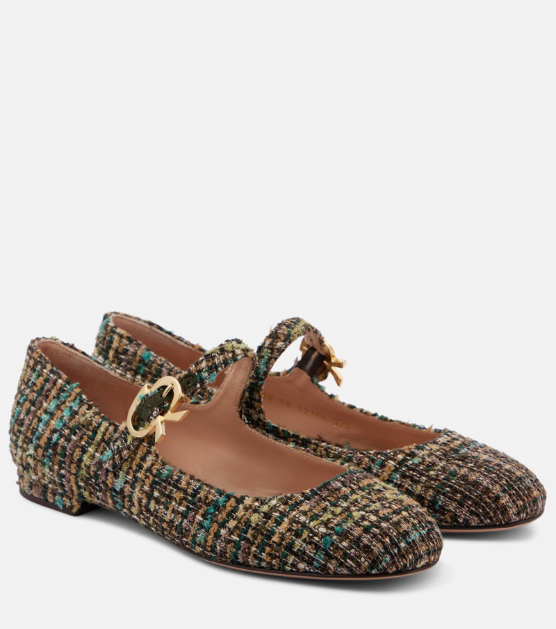 Venezia tweed 발레 플랫 - 1
