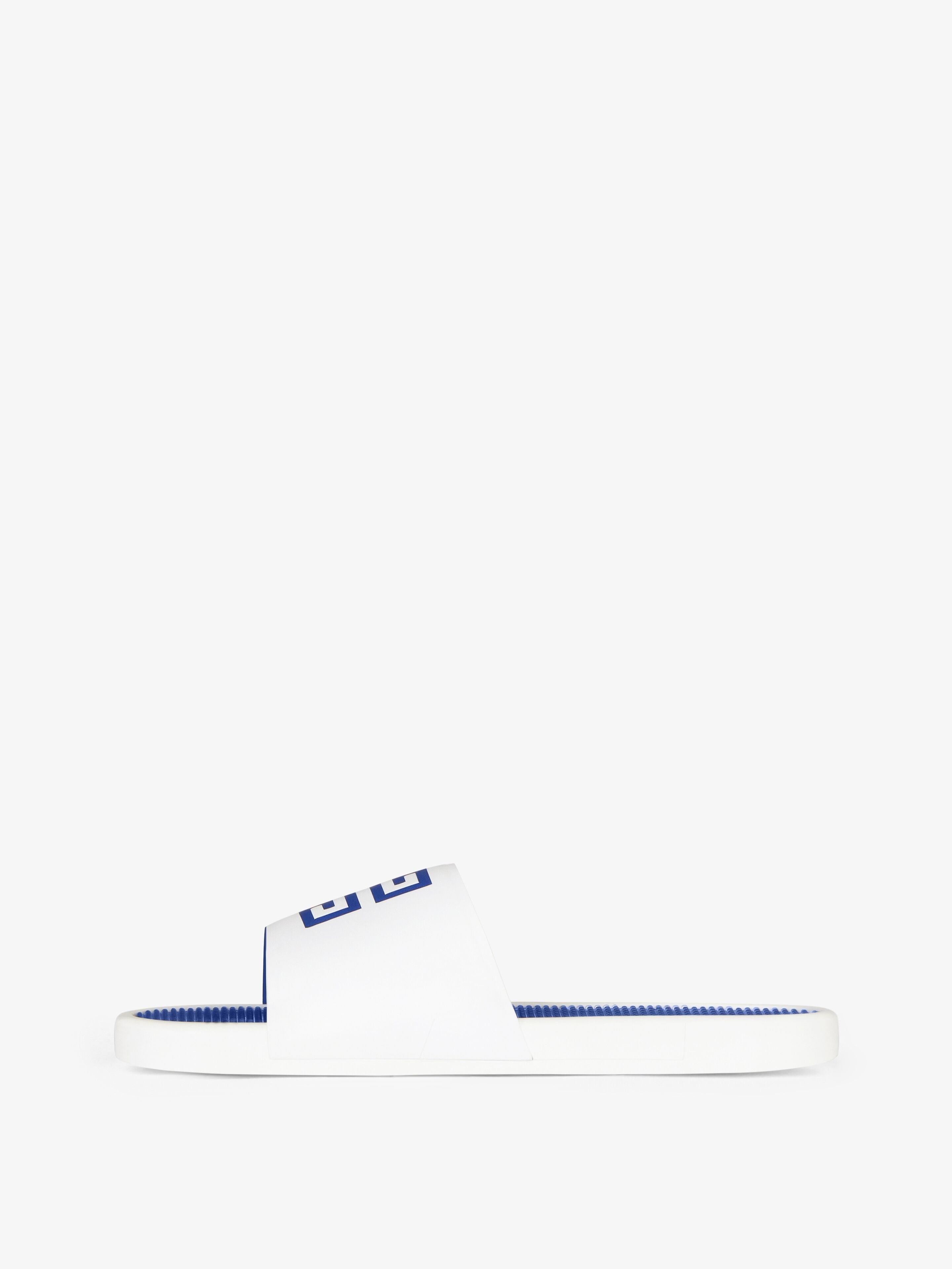 SLIDE FLAT SANDALS IN SYNTHETIC LEATHER - 3