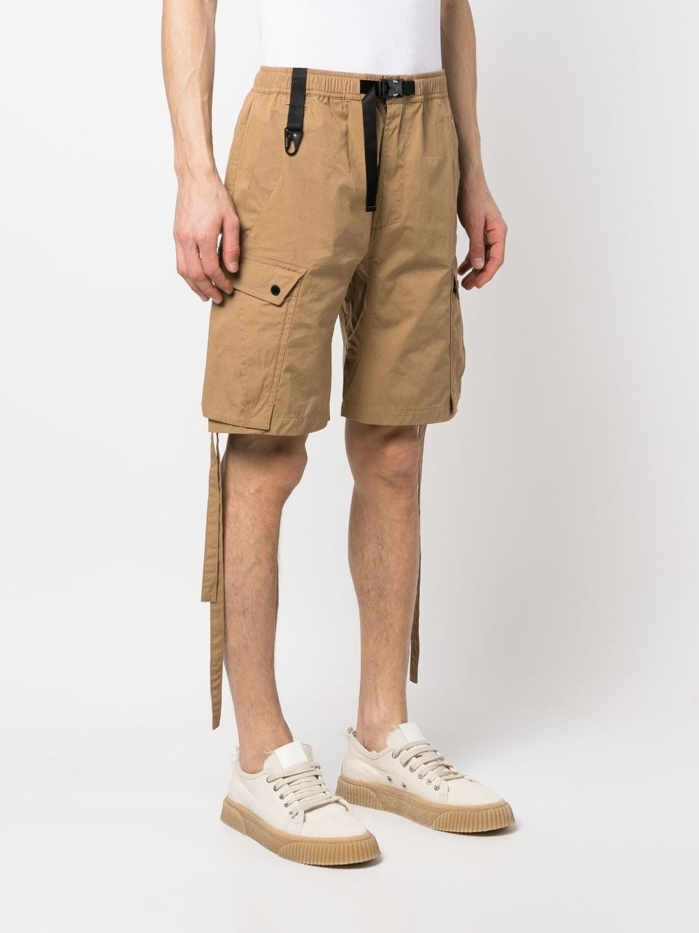 strap-detail cargo shorts - 3