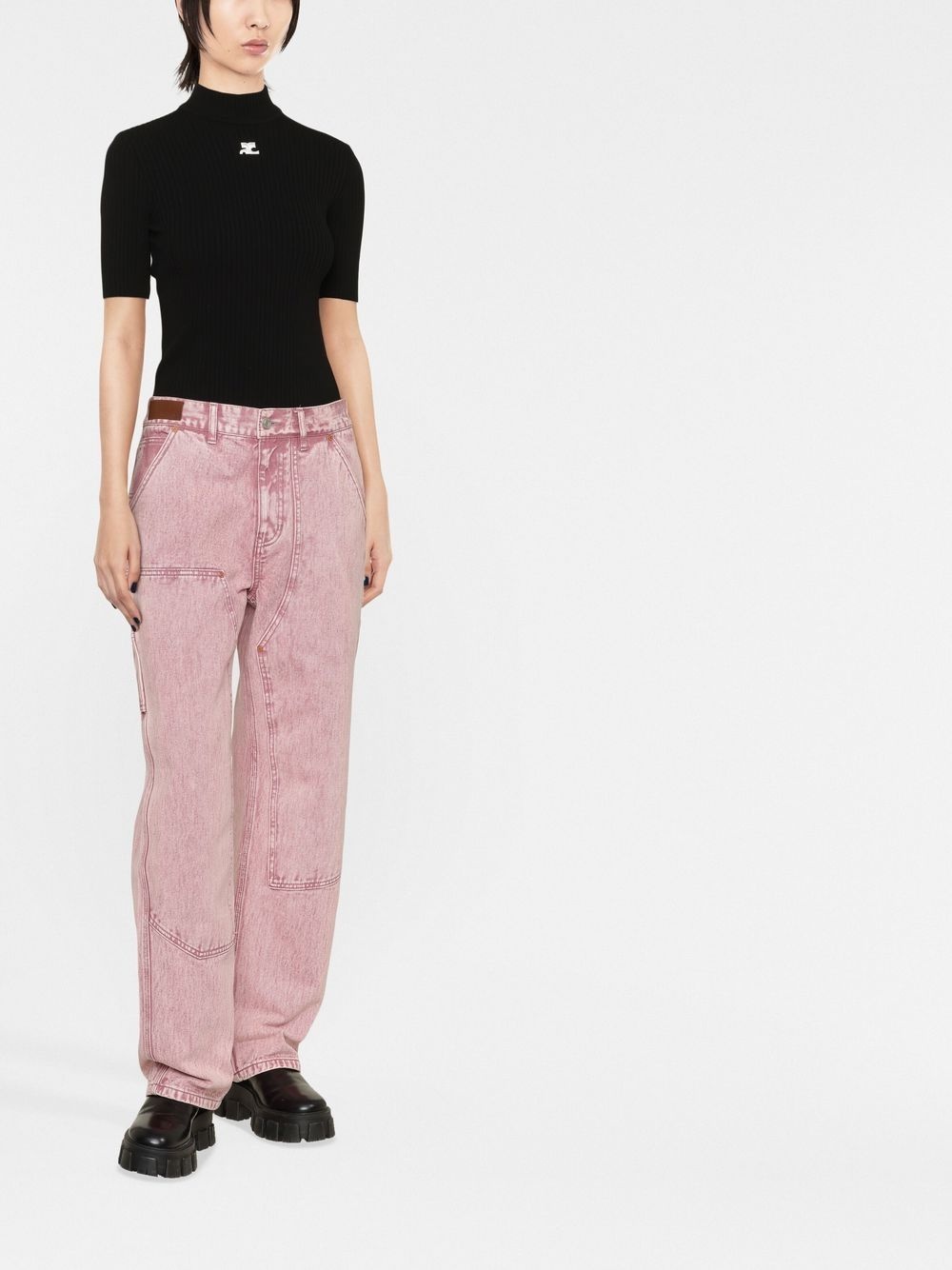 Reedition rib-knit sweater - 2