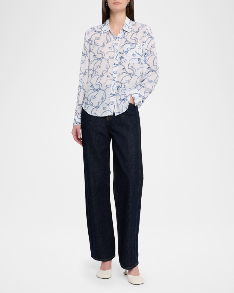 Rails Josephine Nautical Button-Front Shirt outlook