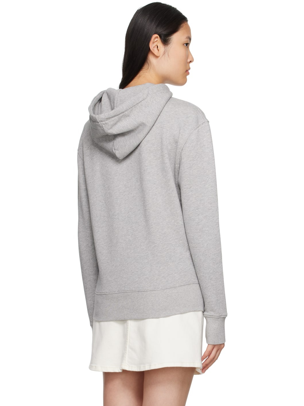 Gray Chillax Fox Hoodie - 3