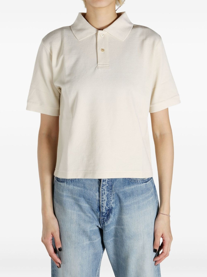 AURALEE cotton polo top outlook