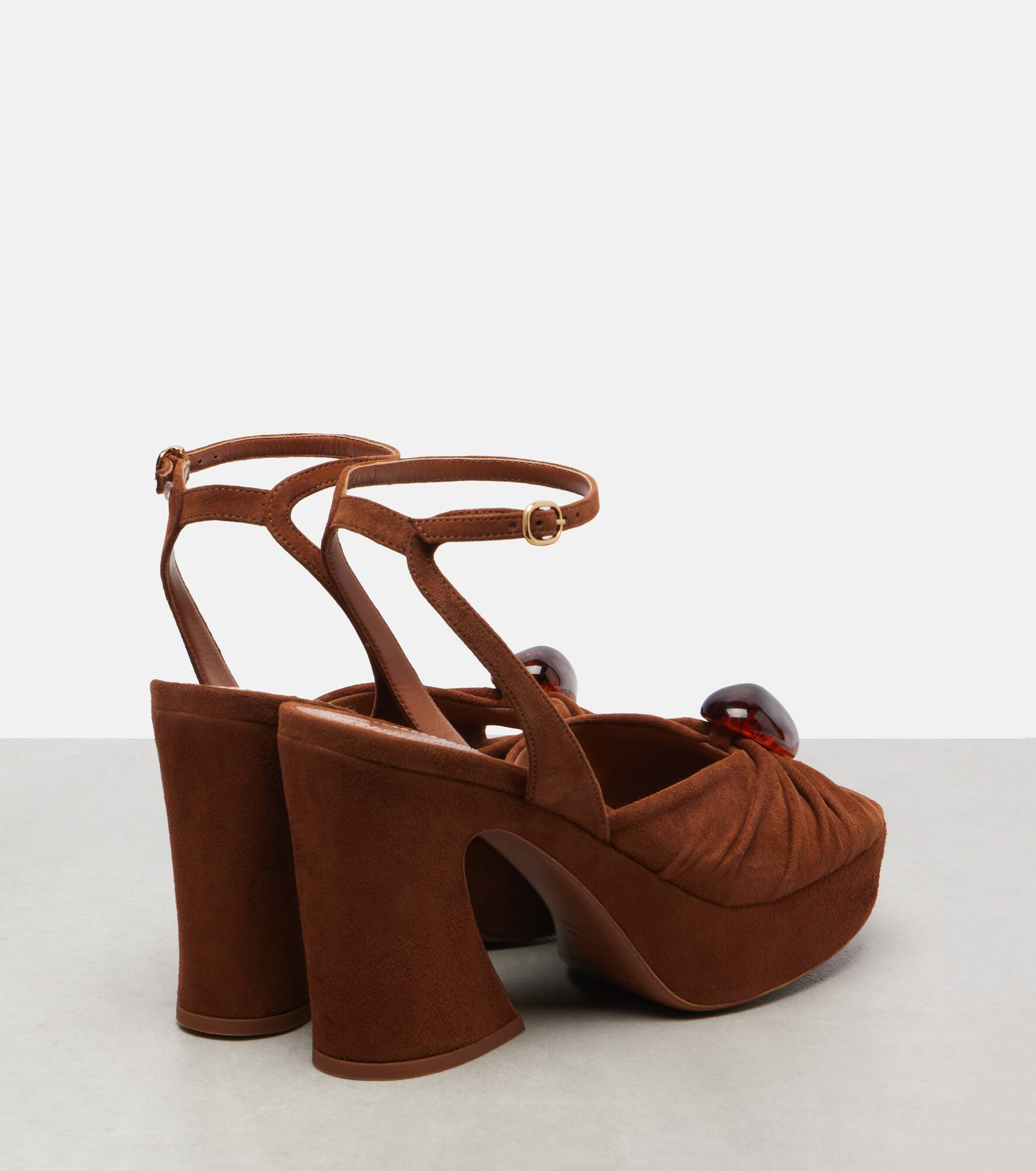 Gleam 120 suede platform sandals - 2