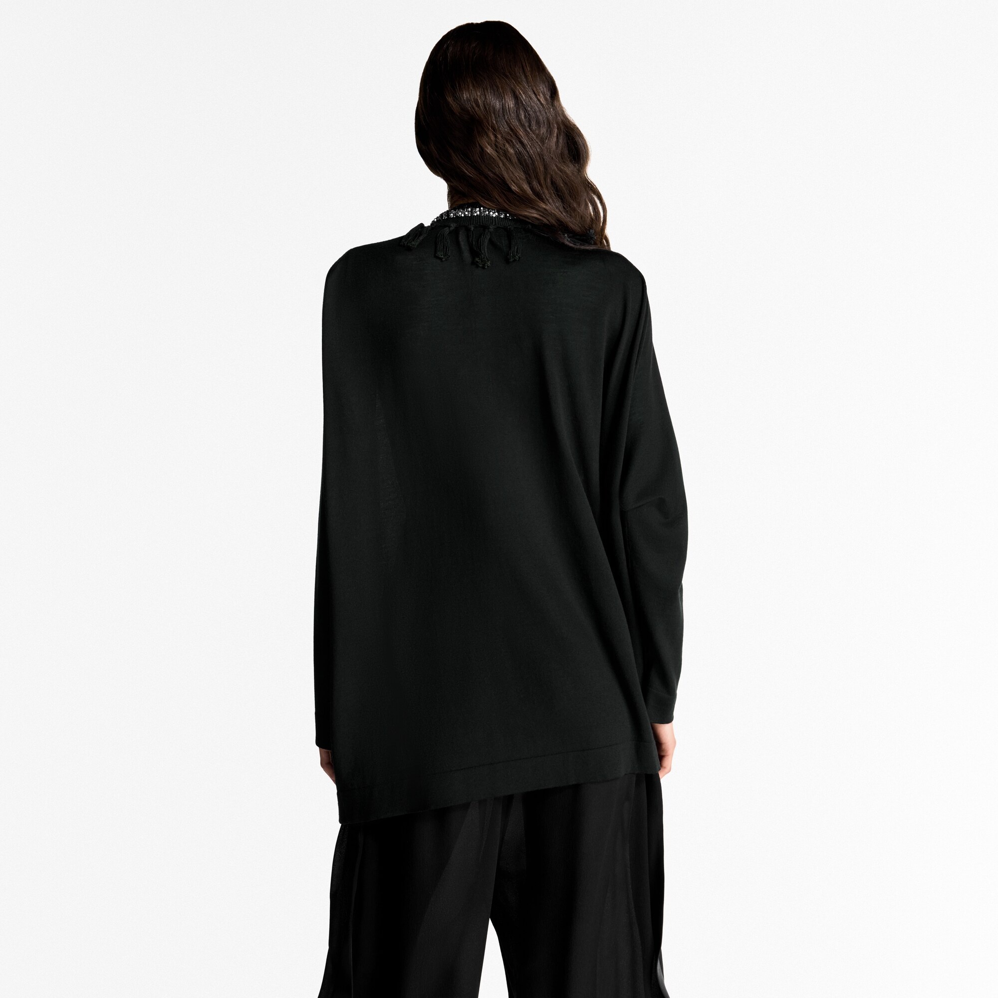 Fringe Trim Cardigan - 3